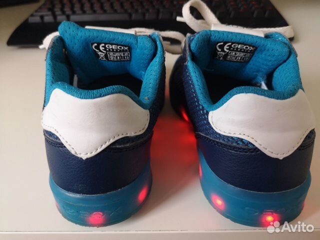 Кроссовки синие Geox Kids Junior Kommodor Boy 31 Кроссовки синие Geox Kids Junior Kommodor Boy 31