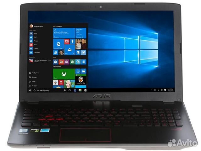 Игровой Ноутбук asus ROG-Intel Core i5 6300HQ 2300