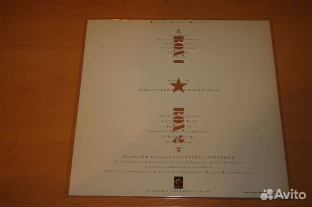 Roxette Pearls of Passion Original Sweden NM/NM