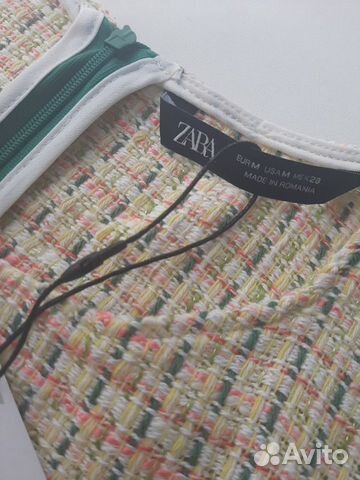 Костюм твидовый с шортами Zara, новый, р-р М