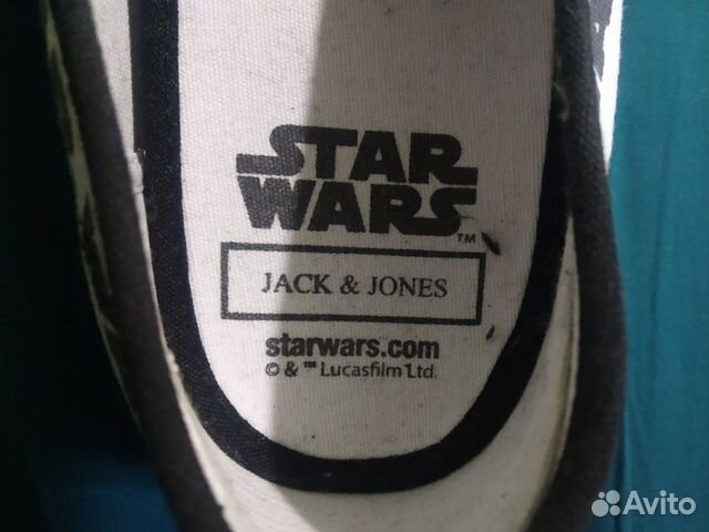 Кеды Jack & Jones star wars слипоны Кеды Jack & Jones star wars слипоны