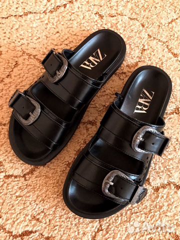 Кожаные сандалии Zara Кожаные сандалии Zara