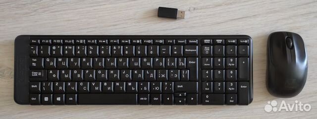Беспроводная мышь и клавиатура Logitech