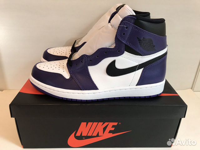 Nike Air Jordan 1 Court Purple (7.5uk 8.5us 42eur) Nike Air Jordan 1 Court Purple (7.5uk 8.5us 42eur)