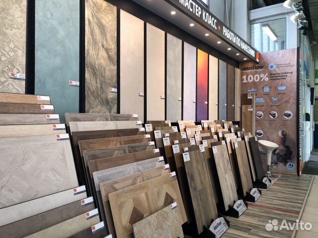 Декоративная штукатурка, виниловые полы