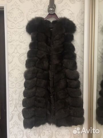 Жилет из песца