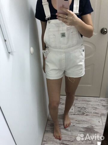 Комбинезон pull and bear новый джинсовый шорты юбк