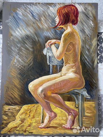 Картина В. Чуркина «Обнажённая натура»