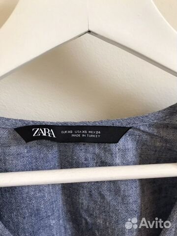 Рубашка льняная Zara Рубашка льняная Zara
