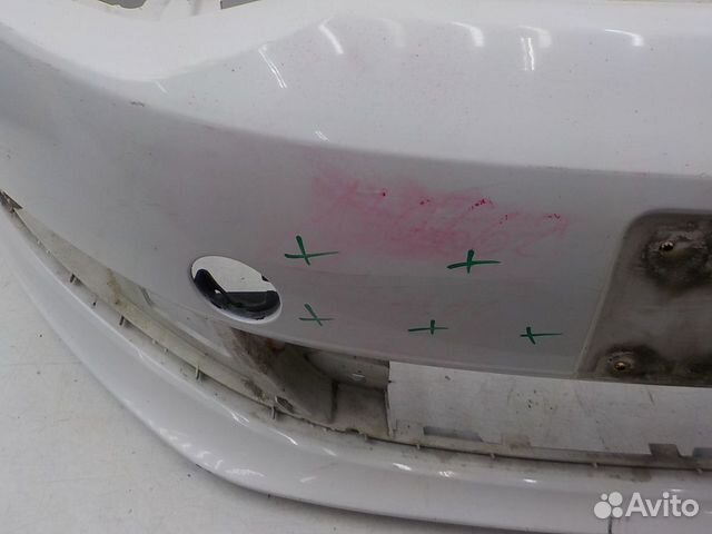 Бампер передний на Volkswagen Polo (Sed RUS)