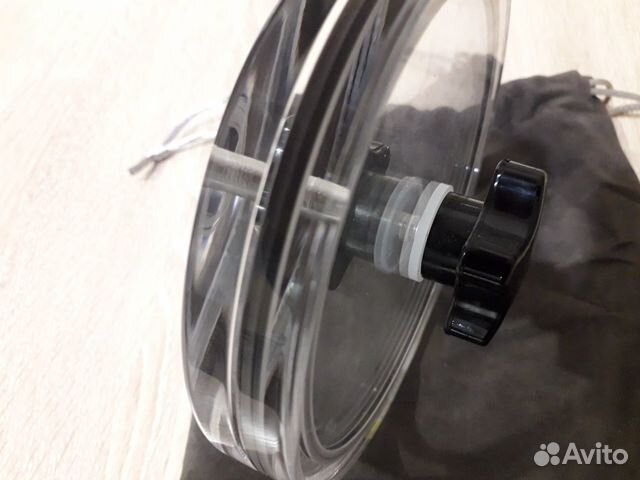 Акриловый зажим для мойки виниловых пластинок