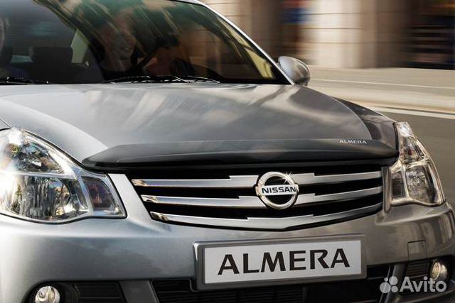 Дефлектор капота Nissan Almera G15 snialm1312