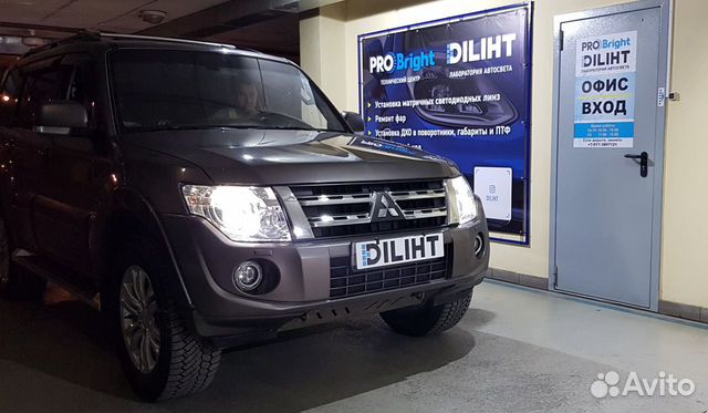 Комплект матричных LED-линз Mitsubishi Pajero 4