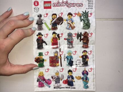 Минифигурки Лего 6 серия Lego Minifigures
