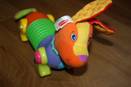 Заводная собака Tiny love, кукольная коляска