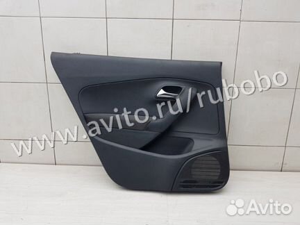 Обшивка двери задняя левая Vw Polo Sedan 5 cfna