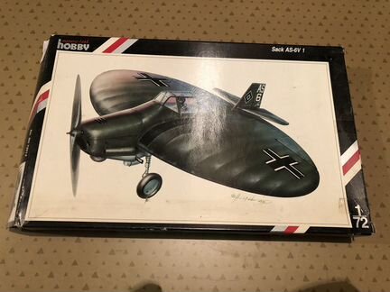 Сборная модель самолёта 1:72.Sack AS 6V1