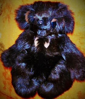 Игрушки тедди ручной работы из натур. мехов и др