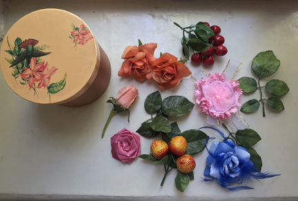 Искусственные цветы, тканевые