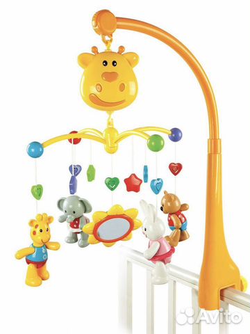 Мобиль Музыкальный Жирафики