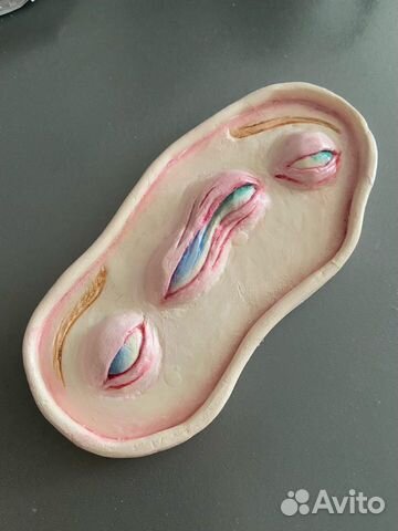 Тарелка/пепельница из полимерной глины