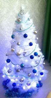 Елка искусственная белая 1.5м