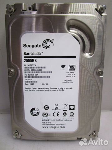 Жесткий диск 2Tb Seagate ST2000DM001