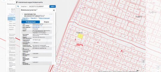 Кадастровая карта новодвинска