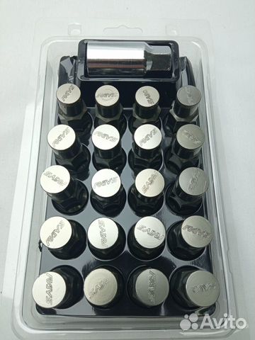 Гайки аллюминиевые Rays (комплект 20шт.) (Серебро)