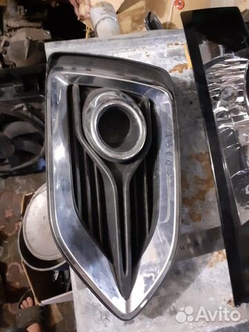 Накладка противотуманной фары Хендай Солярис