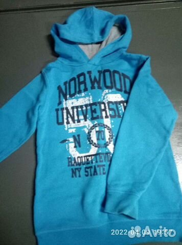 Толстовка с капюшоном р. 128