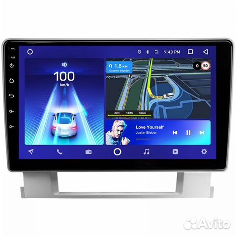 Магнитола Opel Astra J Опель астра Android тейс