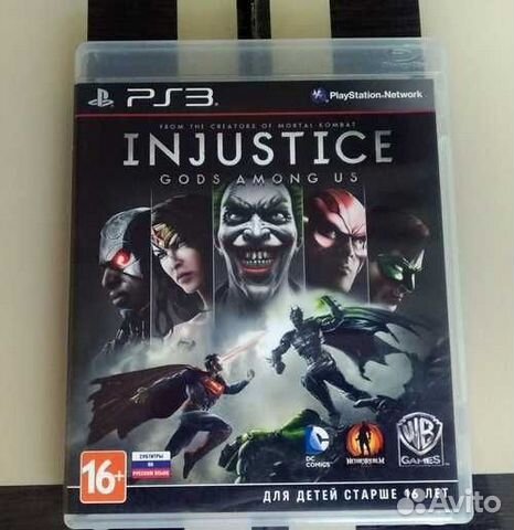 Sony PS3 диск Injustice: Gods Among Us,рус.версия