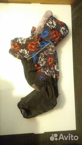 Комбинезон меховой для собак