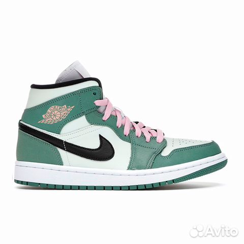 Кроссовки Air Jordan 1 Mid Dutch Green (W)