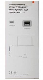 Порт Apple Thunderbolt для адаптера FireWire модел