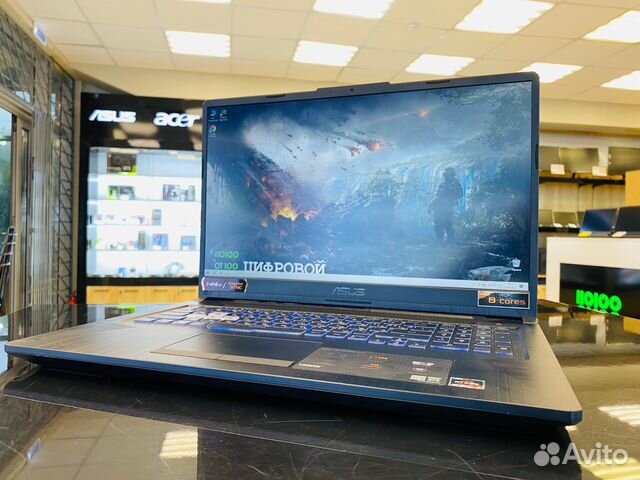 Asus TUF 17 IPS/Ryzen 7 4800H/RTX 3050/16Gb/512Gb