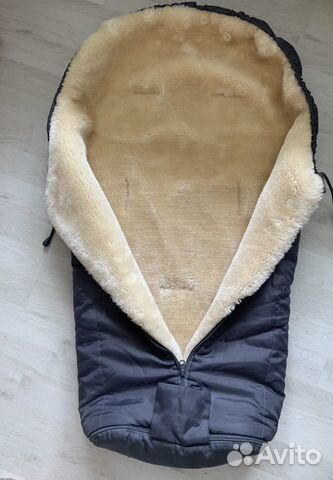 Зимний конверт новый Tchibo,натуральная овчина