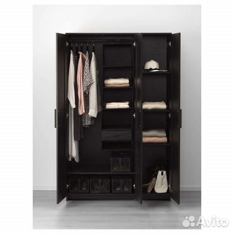 Шкаф платяной 3-дверный,117x190 см IKEA