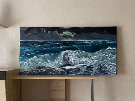 Интерьерная картина маслом на холсте «Море»