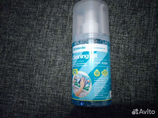 Очищающий спрей для экранов мониторов