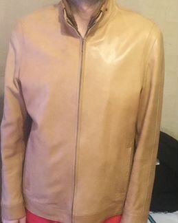 Кожаная куртка мужская 50 52 размер