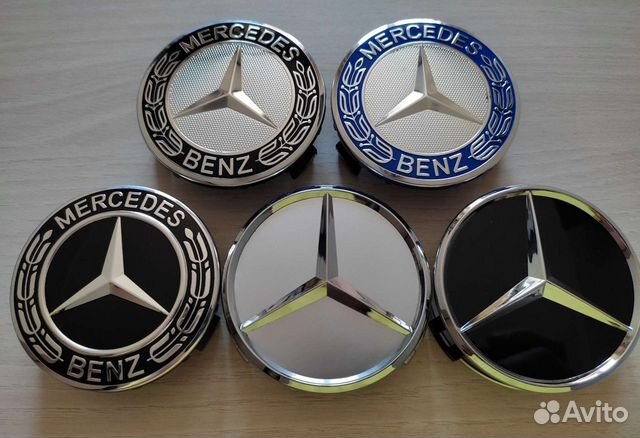  Заглушки колесных дисков Mercedes   | Авито