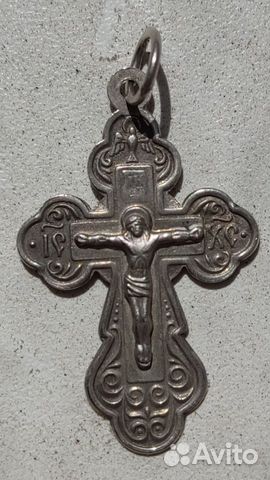 Серебряный Крест Подвеска 925