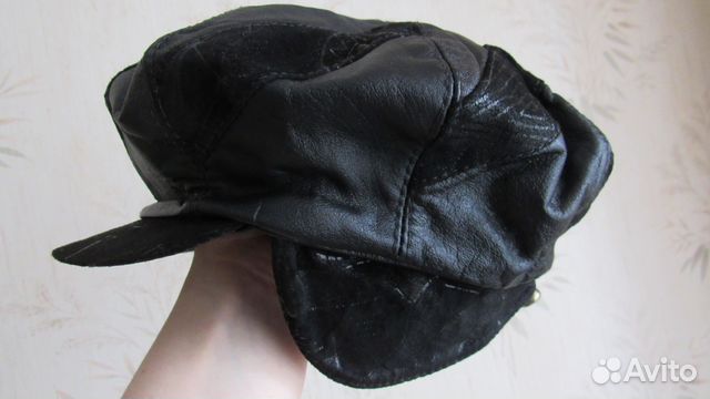 Новый кожаный берет(весна-осень)