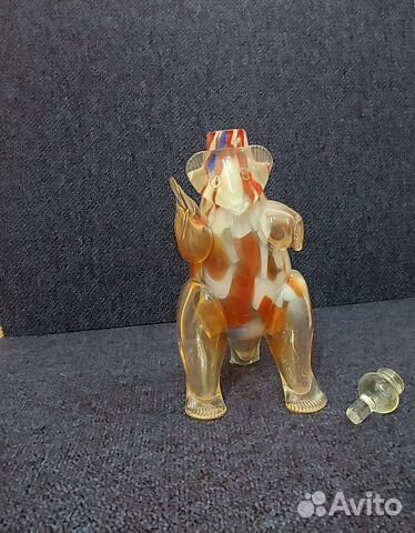 Графин штоф цветное стекло