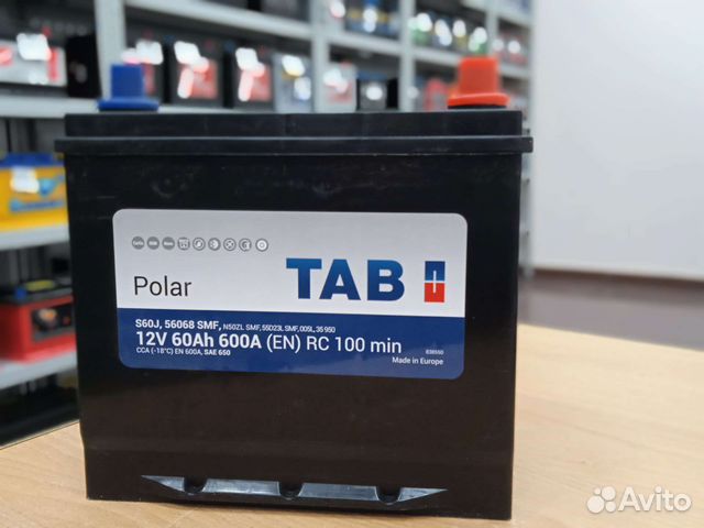 Аккумулятор Tab 60а Новый для легковых автомобилей