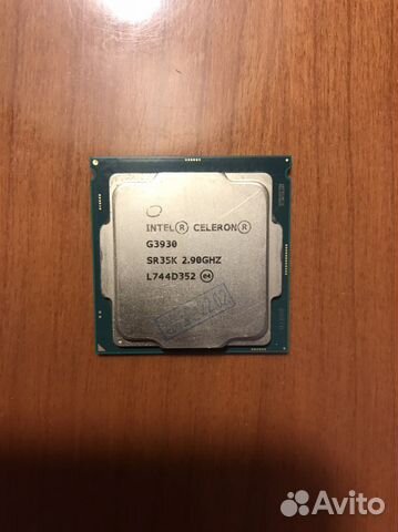 Процессор intel celeron G3930 SR35K
