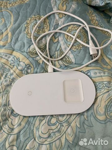 Беспроводная зарядка Baseus Simple 2in1