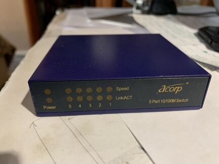 Ethernet switch Acorp HU5D 5 port 10/100M